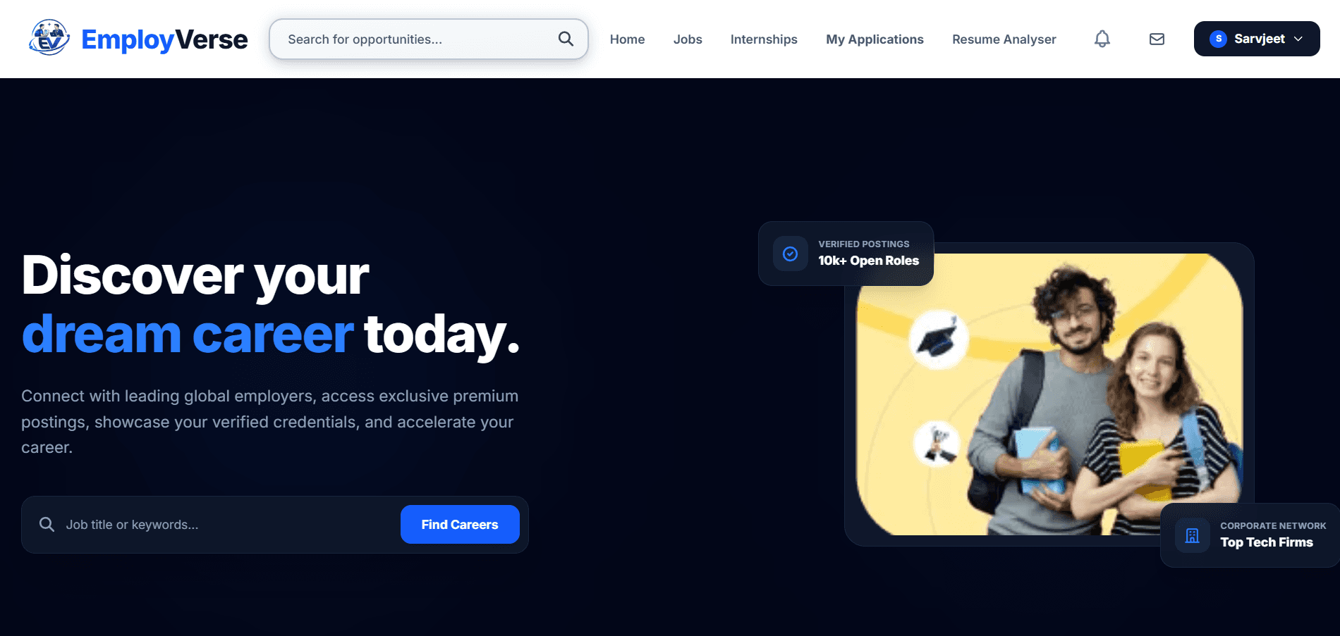 Job Portal - EmployVerse preview
